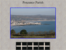 Tablet Screenshot of penzanceparish.co.uk